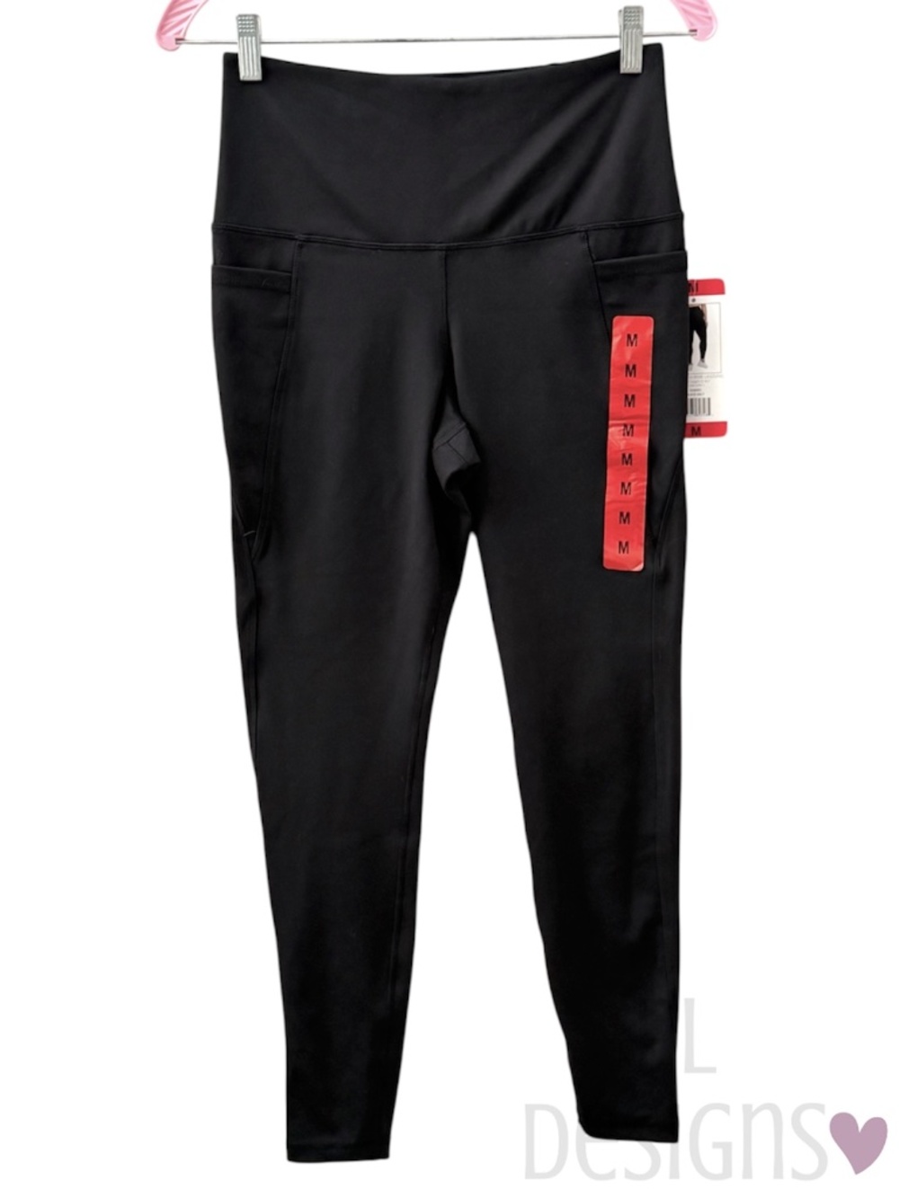 Danskin Leggings Black High Rise NWT Medium